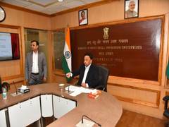 
      
      Union Minister for MSME Inaugurates SJK Innovations Machines
      
      