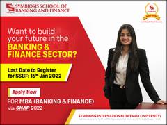 
      
      Symbiosis School of Banking and Finance: Countdown begins
      
      