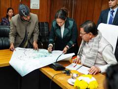 
      
      Joshimath land subsidence: CM Dhami to conduct ground inspection 
      
      