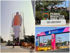 
      
      Delegates arrive in Indore for 17th Pravasi Bhartiya Diwas
      
      