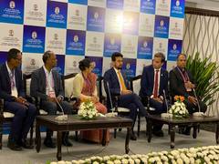 
      
      Anurag Thakur interacts with diaspora from Mauritius, Qatar
      
      