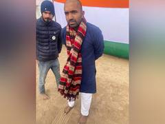 
      
      Former Kerala CM's son walks barefoot in Bharat Jodo Yatra
      
      
