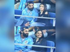 
      
      Ranbir, Alia hold hands, cheer together for football team
      
      