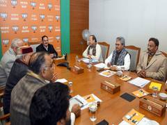 
      
      Nadda holds BJP general secretaries meet, discusses poll strategy
      
      
