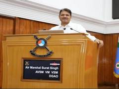 
      
      Senior IAF officer delivers talk on two front scenario
      
      