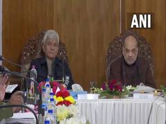 
      
      Jammu: Amit Shah holds high-level security meeting 
      
      