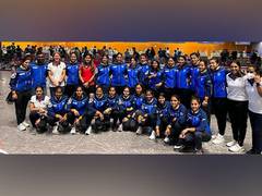 
      
      Indian women's hockey team leaves for tour of South Africa
      
      