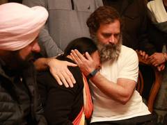 
      
      Rahul meets family of deceased Congress MP Santokh Singh 
      
      