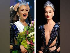 
      
      Watch: Miss USA R'Bonney Gabriel crowned new Miss Universe
      
      
