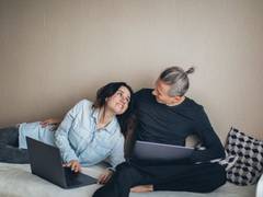 
      
      Dual-earner couples who work from home don't have same experience
      
      