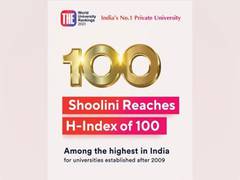 
      
      Shoolini touches h-index 100 milestone
      
      
