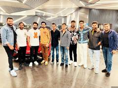 
      
      NTR enjoys intimate dinner with Indian cricketers before ODI
      
      