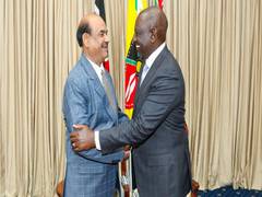 
    Lok Sabha Speaker calls on Kenyan President William Samoei Ruto
    