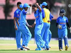 
      
      India charge into Super Six with emphatic win over Scotland
      
      