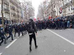 
      
      Protests in France over plans to raise the retirement age
      
      