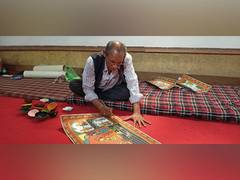 
      
      Rare painting techniques by Odisha Pattachitra artist
      
      