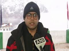 
      
      Joshimath receives heavy snowfall
      
      