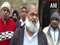 
      
      Strict action against guilty: Anil Vij on wrestlers' protest
      
      