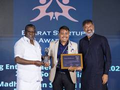 
      
      Dr Madhusudan was presented with Young Entrepreneur Award 
      
      