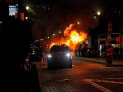 
      
      Six arrested after Atlanta protest turns violent
      
      