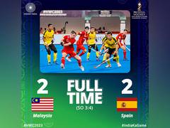 
      
      Men's Hockey WC: Spain edges past Malaysia 4-3 on penalties
      
      