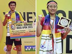 
      
      Vitidsarn, An Se Young upset top seeds to clinch India Open
      
      