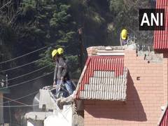 
      
      Demolition work continues in affected areas of Joshimath
      
      