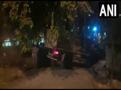 
      
      Delhi: Brick-laden truck overturns in Mangolpuri
      
      