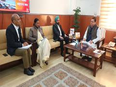 
      
      Sinking Joshimath: CM Dhami reviews relief work
      
      