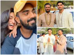 
      
      Athiya Shetty and KL Rahul tie the knot in Khandala
      
      