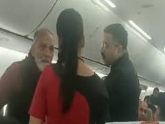 
      
      One held for misbehaving with cabin crew on SpiceJet flight 
      
      