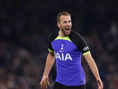 
      
      Harry Kane's landmark goal earns Tottenham win against Fulham 
      
      