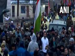 
      
      Bharat Jodo Yatra halted amid landslides in J-K
      
      