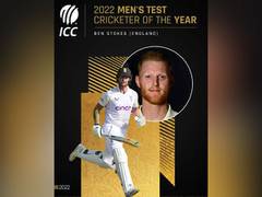 
      
      England's Ben Stokes named as ICC Men's Test Cricketer of 2022
      
      