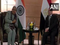 
      
      Egyptian President meets Vice President Jagdeep Dhankhar in Delhi
      
      