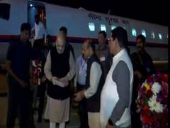 
      
      Amit Shah arrives in poll-bound Karnataka
      
      