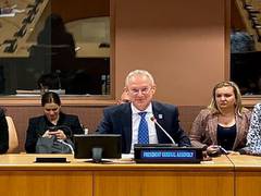 
      
      UN General Assembly President to arrive in India on Sunday
      
      