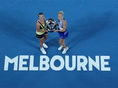 
      
      Australian Open: Krejcikova-Siniakova win women's doubles title
      
      