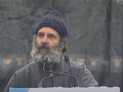 
      
      No BJP leader can walk in J-K as they are scared: Rahul Gandhi 
      
      