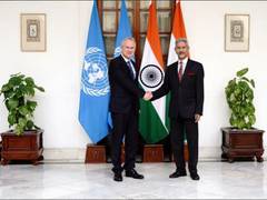 
      
      EAM Jaishankar meets Csaba Korosi, discusses G20 agenda
      
      