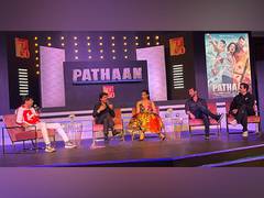 
      
      It's nice to be back: Shah Rukh Khan at 'Pathaan' event
      
      