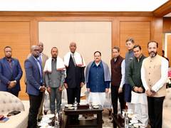 
      
       Tanzanian ruling party delegation meets BJP chief Nadda
      
      