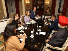 
      
      NSA Ajit Doval meets US Deputy Defence Secy Kathleen Hicks
      
      
