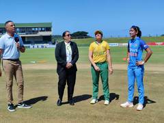 
      
      India win toss, elect to bat first against South Africa in tri-se
      
      