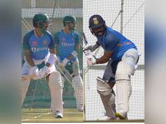
      
      BGT: Rohit, Virat, Jadeja begin training for first Test
      
      
