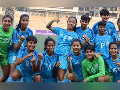 
      
      Hat-trick of substitutes help India women run riot against Bhutan
      
      