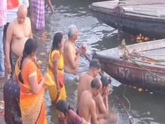 
      
      Varanasi: Devotees take holy dip in river Ganga on 'Magh Purnima'
      
      