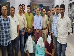 
      
      Three arrested for robbing businessman in Gujarat
      
      