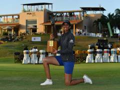 
      
      Aditi Ashok wins by massive nine-shot margin for fourth LET title
      
      