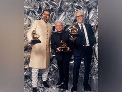 
      
      Three-time Grammy winner Ricky Kej dedicates his trophy to India
      
      